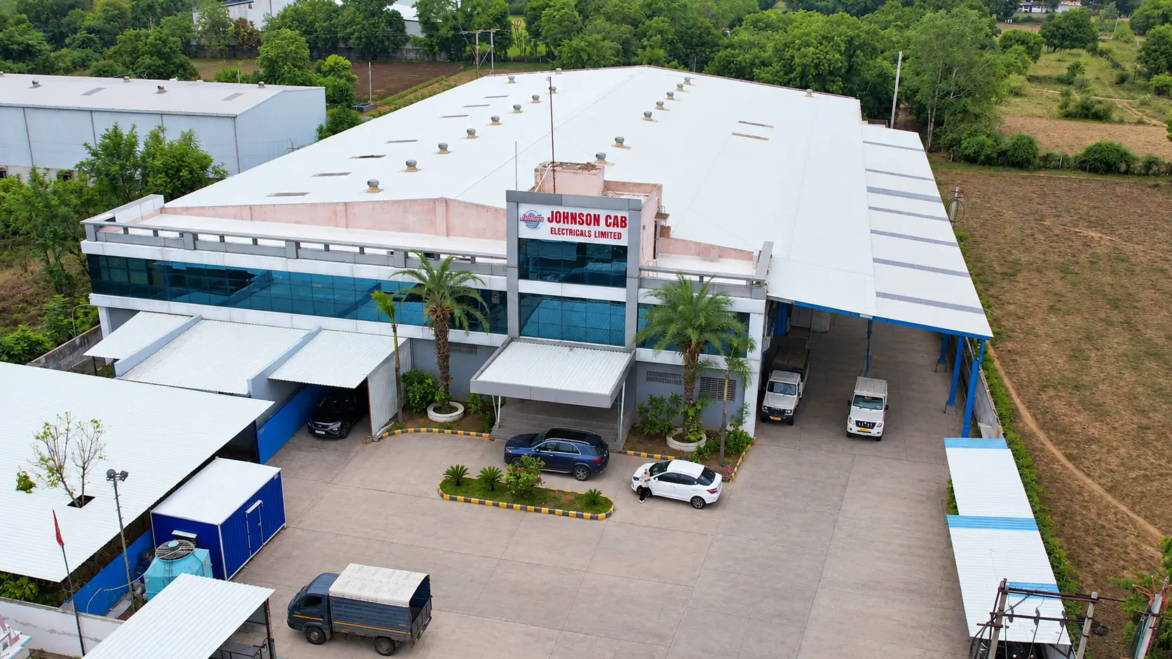 Johnson Cables Manufacturing Plant Campus Aerial View Mehsana Gujarat